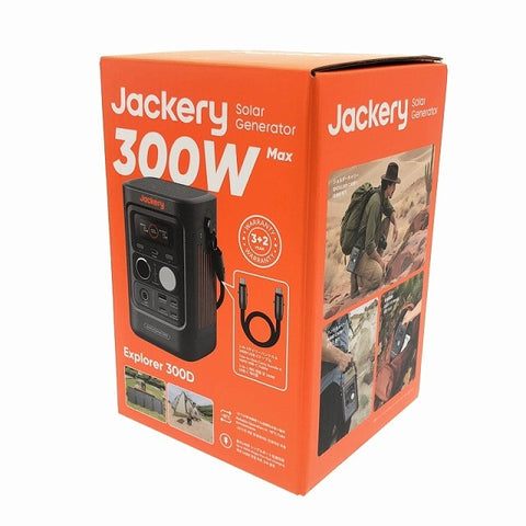 ☆未使用品☆Jackery ジャクリー ポータブル電源 300D JE-300D 288Wh 小型 モバイルバッテリー アウトドア キャンプ 防災133792 - 0