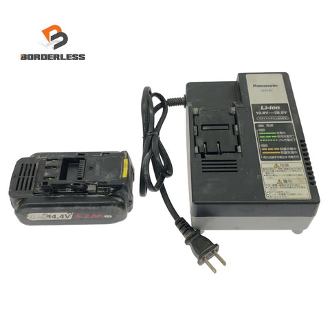 ☆中古品セット☆Panasonic パナソニック 14.4V 4.2Ah 純正 リチウムイオン電池パック LSタイプ EZ9L45 急速充電器 EZ0L81118465