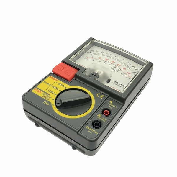 ☆未使用品☆sanwa 三和電気計器株式会社 絶縁抵抗計 PDM5219S ケース付 定格電圧3レンジ式 測定器 アナログ128052 - 4