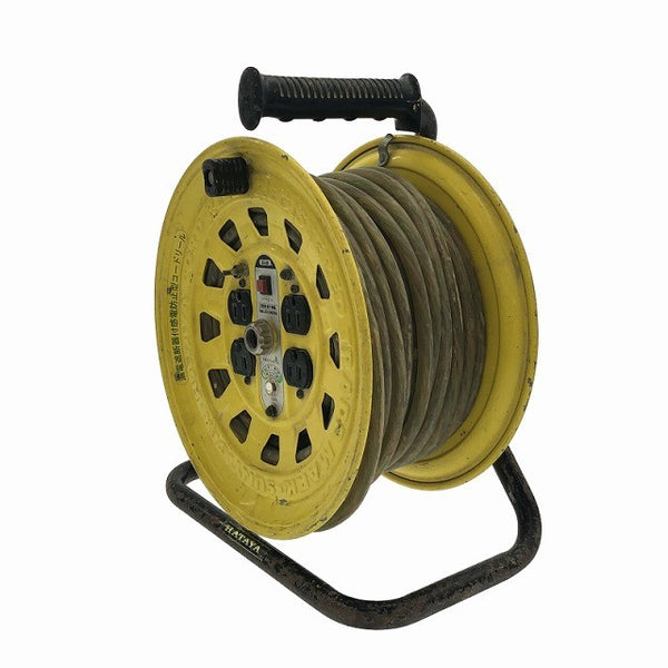 ☆中古品☆HATAYA ハタヤ 畑屋 サンタイガーリール TBG-301KGXD 100V 30m 漏電遮断器付 電工ドラム コードリール 延長コード 115129 - 3