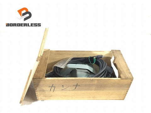 ☆中古品☆HITACHI 日立工機 100V 電子かんな P40 木箱付 切削幅136mm コード式 電気かんな 電子カンナ 電気カンナ 大工道具131680
