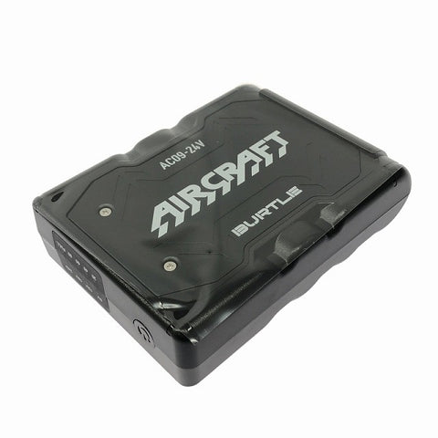 ☆未使用品2個セット☆BURTLE バートル 24V エアークラフト専用バッテリー AC09 黒/マットブラック 空調作業服用 京セラ138195 - 0