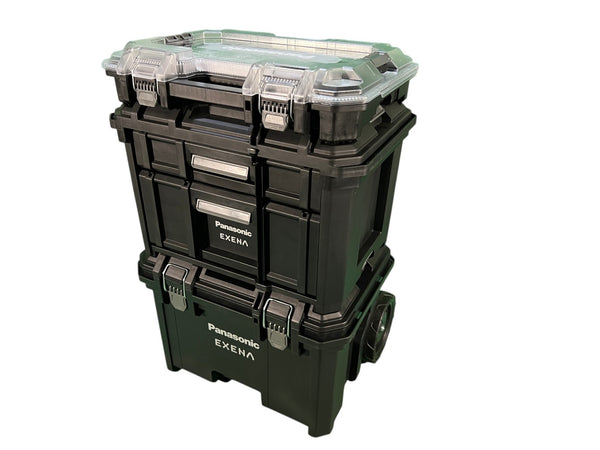 ☆未使用品☆Panasonic パナソニック システムキャリーケース EXENA EZ9KSA 黒 ブラック 収納ケース 収納BOX ツールボックス126955 - 2