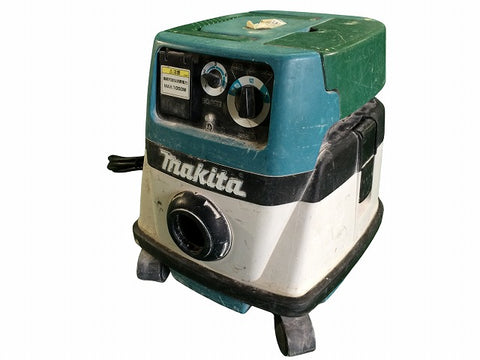☆中古品☆makita マキタ 100V 乾式専用集じん機 484 本体+ホース 2本+ノズル付 業務用 掃除機 集塵110759 - 0