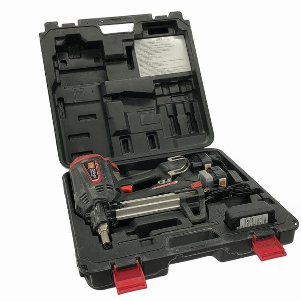 ☆中古品☆ MAX マックス 6V 充電式ガスネイラ GS-725C 本体+バッテリー2個(1.5Ah)充電器+パーツ+ケース133177 - 2