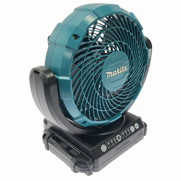 ☆比較的綺麗セット☆makita マキタ 14.4V/18V 100V 充電式ファン CF102D 本体 バッテリ1個(18V 6.0Ah) コードレス 送風機 扇風機119304 - 2