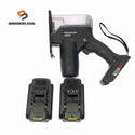 ☆中古品 Panasonic パナソニック 14.4V/18V 充電角穴カッター EZ45A3 黒 バッテリ2個(18V4.2Ah)付 充電式ボードカッター136164 - 1
