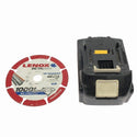 ☆中古品☆makita マキタ 18V 100m 充電式ディスクグラインダー GA404DZN 本体+バッテリー1個(18V6.0Ah) 研磨 サンダー 電動工具135115 - 9