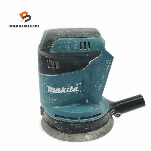 ☆中古品☆makita マキタ 18V 充電式ランダムオービットサンダー BO180D 本体のみ コードレス オービタルサンダー 研磨機 電動工具134715 - 1