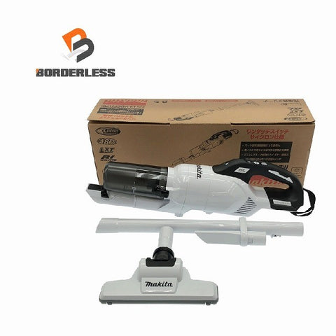 ☆未使用品☆makita マキタ 18V 充電式クリーナー CL286FDZW 白/ホワイト 本体のみ サイクロン一体式 コードレス ハンディ 掃除機116804