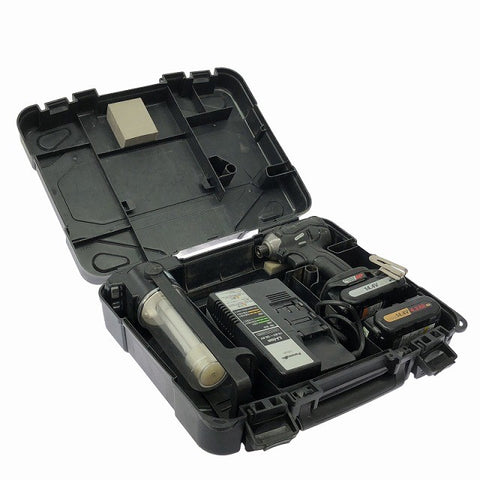 ☆中古品☆ Panasonic パナソニック 14.4V/18V 充電インパクトドライバー EZ76A1 本体+バッテリー2個(3.0/4.2Ah)充電器+パーツ+ケース128643 - 0