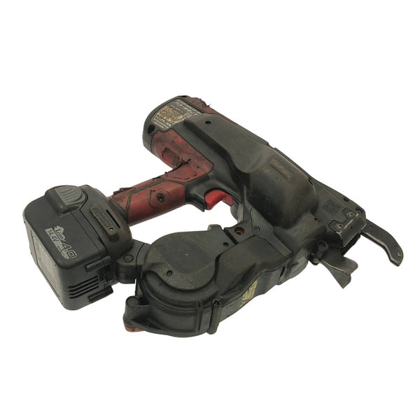 ☆中古品☆MAX マックス リバータイヤ 鉄筋結束機 14.4V RB-440T-B2CA/1440A バッテリー2個 充電器 ケース付 TWINTIER ツインタイア119447 - 5