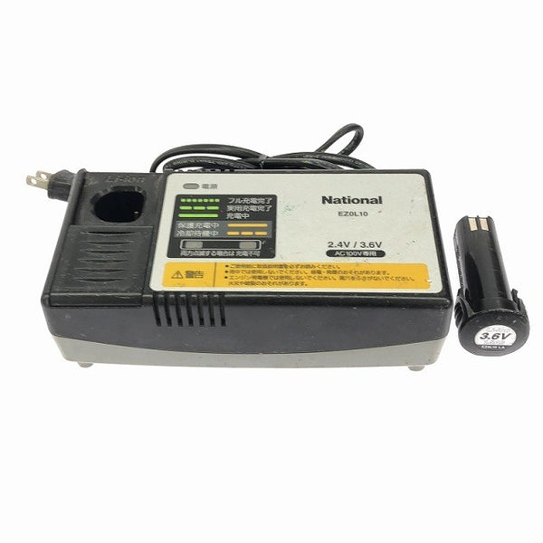 ☆中古品☆National ナショナル 3.6V 充電スティックドリルドライバー EZ7410 バッテリ1個(1.5Ah) 充電器付 ペンドライバドリル116168 - 9