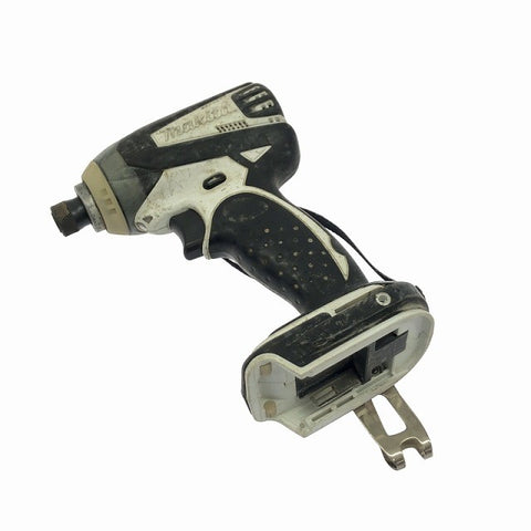 ☆中古品☆makita マキタ 14.4V 充電式インパクトドライバー TD133D 白/ホワイト 本体のみ コードレス バッテリー式123125 - 0