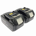 ☆中古美品2個※0回と1回 グリス少残☆makita マキタ 18V 6.0Ah 純正 リチウムイオンバッテリー BL1860B 残量表示付 雪マーク133575 - 3