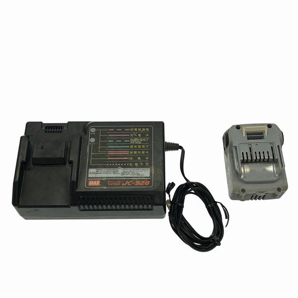 ☆中古品☆ MAX マックス 14.4V 充電式ピンネイラ TJ-35P1 バッテリー1個(14.4V 3.0Ah) 充電器付き 電動工具 大工道具 - 10
