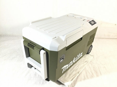 ☆極美品☆makita マキタ 18V/40Vmax 充電式冷温庫 CW001G オリーブ バッテリー2個(40Vmax 5.0Ah) 2口充電器付127167 - 0