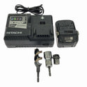 ☆中古品☆ HITACHI 日立工機 18V コードレスインパクトドライバー WH18DDL2 本体+マルチボルトバッテリー1個(2.5Ah)充電器+ケース129702 - 9