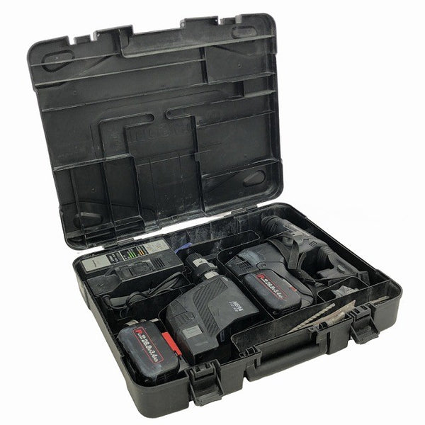 ☆中古品☆Panasonic パナソニック 28.8V 充電ハンマードリル EZ7881PC2V-B 黒 フルセット コードレス 充電式ハンマドリル135975 - 2