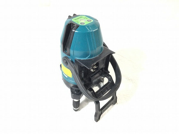 ☆中古品 makita マキタ 10.8V 充電式屋内･屋外兼用墨出し器 SK20GD 受光器 バッテリ1個 電池パック 三脚 ケース レーザー墨出し器125242 - 6