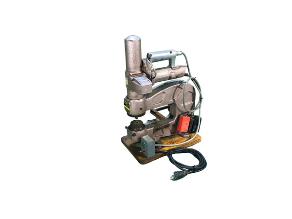 ☆中古品☆KAMEKURA 亀倉精機 ターボプレス GP-1 パンチセット5組付 電動油圧式 ポートパンチャー プレス機 デスクパンチャー - 5