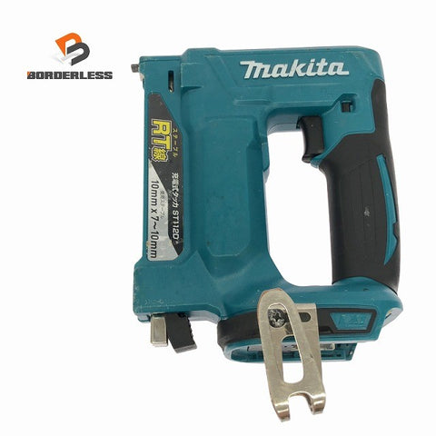 ☆中古品☆makita マキタ 18V 充電式タッカー ST112D 本体のみ 幅RT線10mm 長さ7～10mm コードレスタッカー 電動工具133137