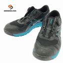 ☆比較的綺麗☆asics アシックス ウィンジョブ CP219 BOA 1273A092 ブラック×ガンメタル 27.5cm 安全靴 作業靴137778 - 1