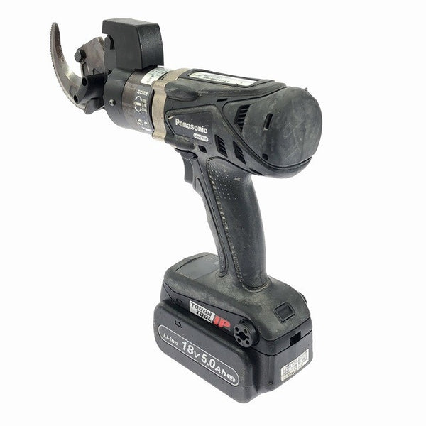 ☆中古品☆Panasonic パナソニック 18V 充電ケーブルカッター EZ45A7 バッテリ1個(18V 5.0Ah)充電器付 電気工事 コードレス 切断137130 - 5