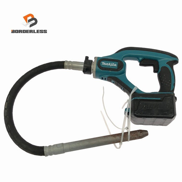 ☆中古品☆makita マキタ 18V 充電式コンクリートバイブレーター VR350D 本体のみ コードレス バッテリー式 生コン用 外構工事128154 - 1