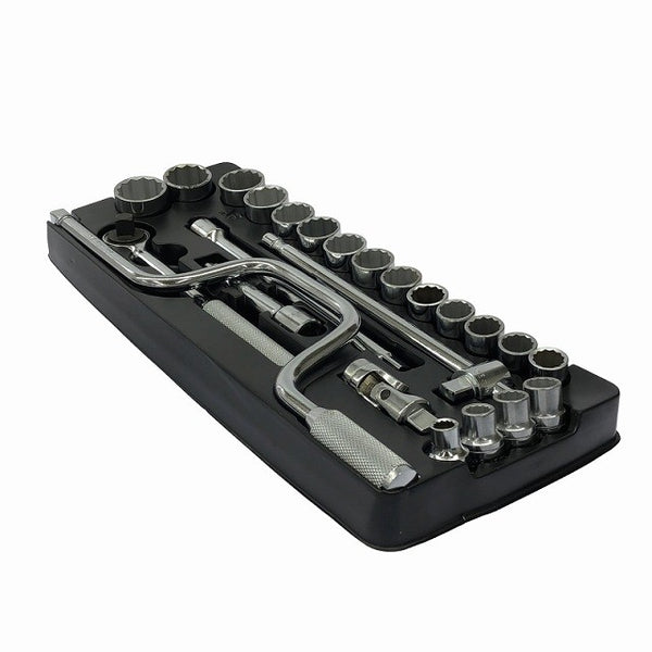 ☆極美品☆KAMASA TOOL カマサツール ソケットレンチセット NO.3595 差込角12.7mm ラチェットレンチ ハンドツール121764 - 5