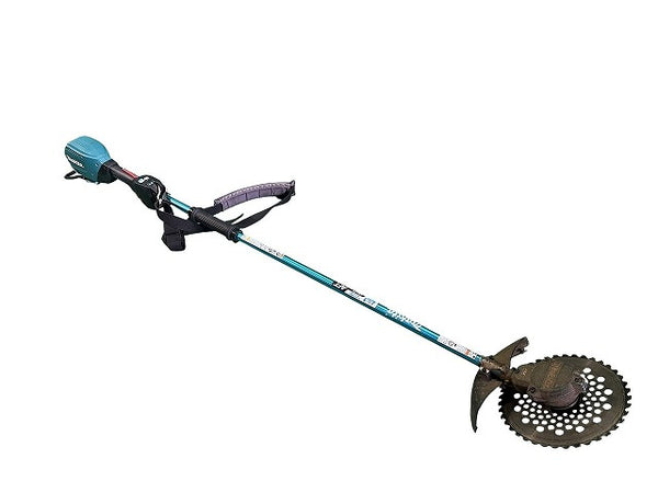 ☆中古品☆makita マキタ 40Vmax 充電式草刈機 MUR004G ボックスドライバ 六角スパナ付 庭掃除 園芸 造園 刈払機 - 3