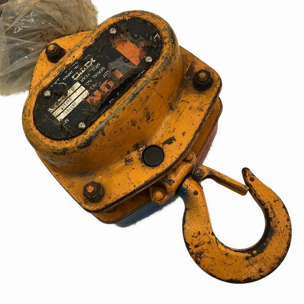 ☆中古品2個セット☆KITO キトー チェーンブロック CB010 M3形 荷重1.0ton/1ton 揚程2.5m 手動式 チェンブロック 吊り具 荷揚げ135812 - 3