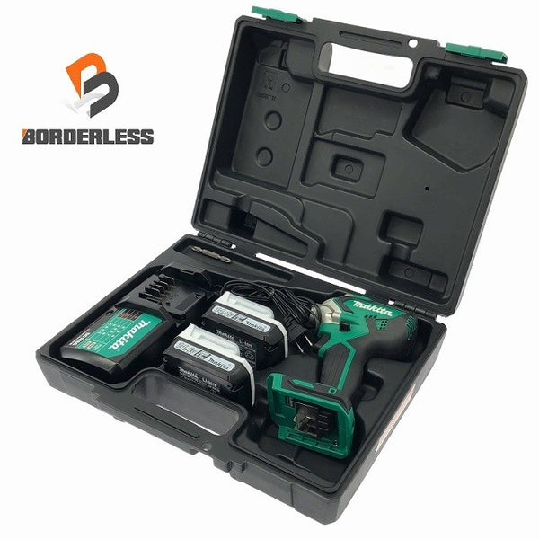 ☆極美品☆makita マキタ 14.4V 充電式インパクトドライバ MTD001DSX バッテリー2個(14.4V 1.5Ah) 充電器 ケース付き114701 - 1