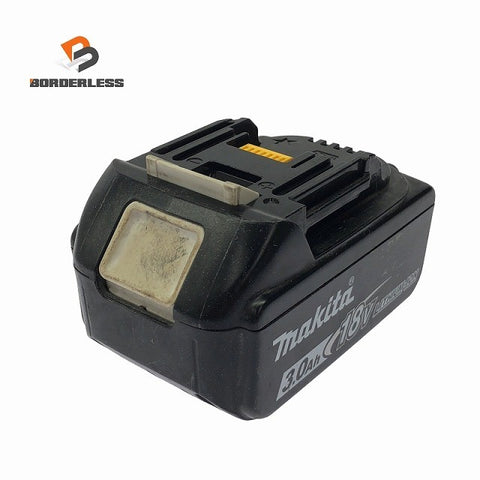 ☆中古品☆makita マキタ 18V 3.0Ah 純正 リチウムイオンバッテリー BL1830B 残量表示付 リチウムイオン電池 蓄電池 充電池122925