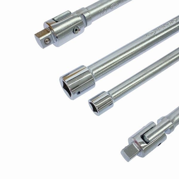 ☆中古品☆KTC 京都機械工具 スピナハンドル×2本 エクステンションバー×2本 ソケット×9個 整備工具 ※サイズはコメント118936 - 3