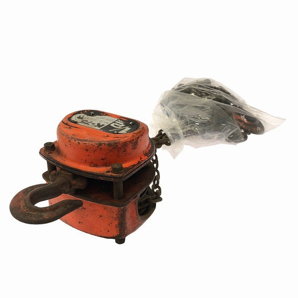 ☆中古品☆ELEPHANT 象印 エレファント チェーンブロック K-75 揚程2.5m 1/2ton 0.5トン 500kg ホイスト 吊り 運搬 荷揚げ128886 - 2