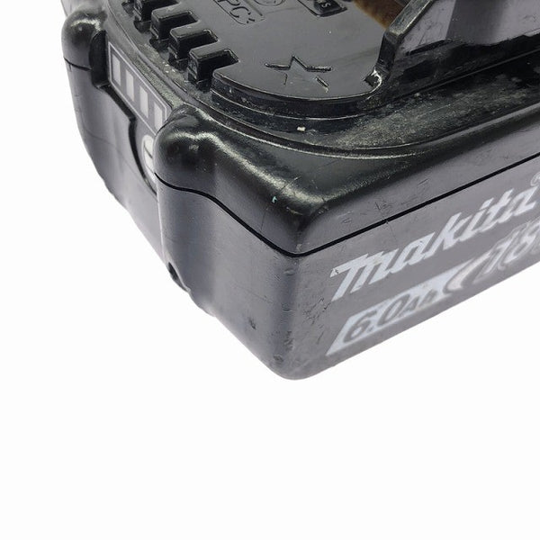 ☆中古品※15回☆makita マキタ 18V 6.0Ah 純正 リチウムイオンバッテリー BL1860B 残量表示付 リチウムイオン電池 蓄電池 充電池134120 - 9