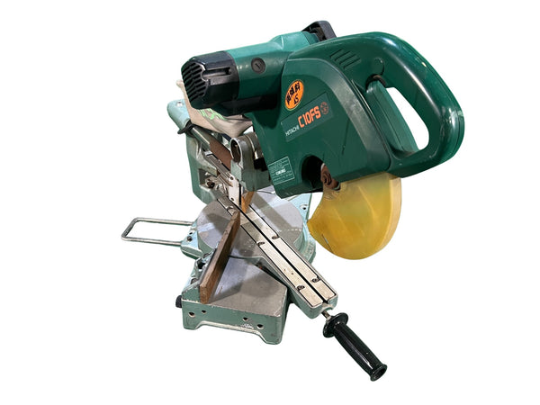 ☆中古品☆HITACHI 日立工機 100V 255mm 卓上スライド丸のこ C10FS 卓上スライドマルノコ 卓上スライド丸ノコ 木工用 切断機125159 - 6