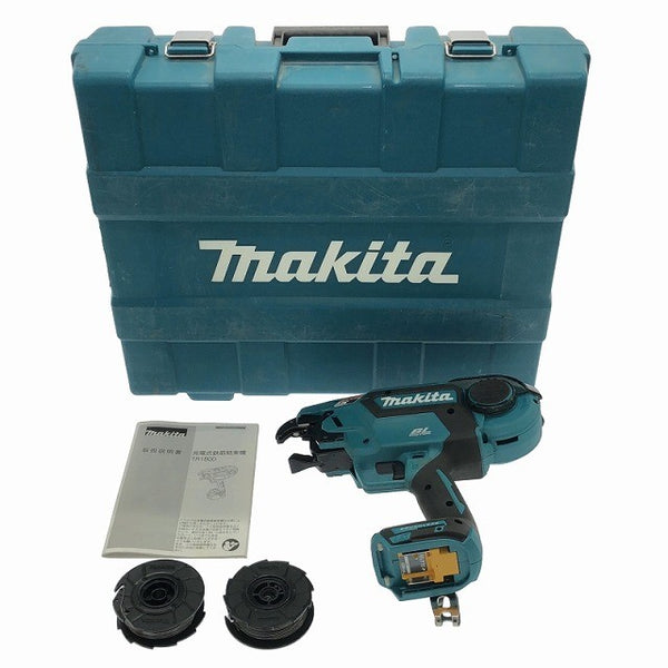☆極美品☆makita マキタ 14.4/18V 充電式鉄筋結束機 TR180D 本体+ケース付き ワイヤおまけ付き 電動工具117815 - 3