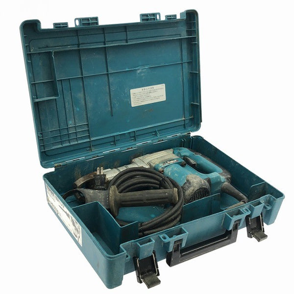 ☆中古品☆ makita マキタ 100V 電動ハンマー HM0830 本体+パーツ+ケース 斫り/ハツリ/はつり137060 - 2