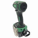 ☆比較的綺麗☆HITACHI 日立 14.4V コードレスインパクトドライバー WH14DDL2(2LYPK)(L) 緑 バッテリ2個(6.0Ah) 充電器 ケース付130684 - 7