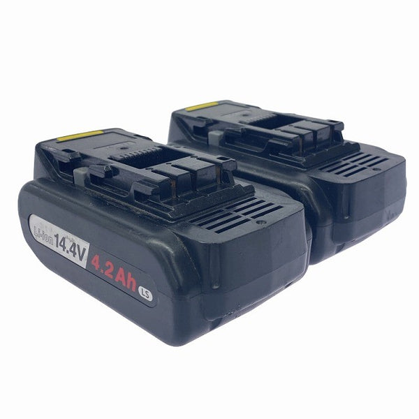 ☆中古品 2個セット☆Panasonic パナソニック 14.4V 4.2Ah リチウムイオンバッテリー EZ9L45 2個 蓄電池 バッテリ131746 - 4