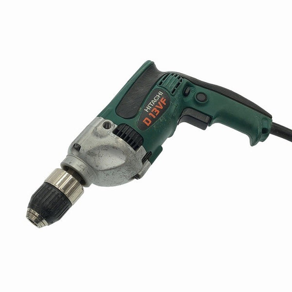 ☆中古品☆HITACHI 日立工機 100V 13mm 変速ドリル D13VF 木工用ビット ケース付き キーレスチャック コード式 穴あけ 電動工具119853 - 4