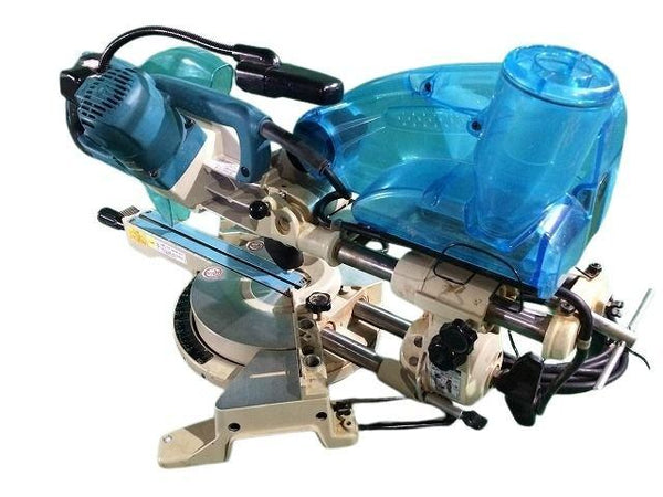 ☆中古品 コメント必読☆ makita マキタ 100V 50/60Hz 216mm スライドマルノコ LS0814F ライト付き 電動工具 切断117293 - 4