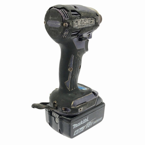 ☆中古品☆makita マキタ 18V 充電式インパクトドライバ TD172D バッテリー2個(18V 6.0Ah) 充電器付き 電動工具 締め付け 116099 - 4
