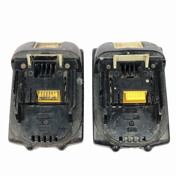 ☆中古品3個セット☆makita マキタ 18V 5.0Ah 純正 リチウムイオンバッテリー2個 BL1850 BL1850B 急速充電器 DC18RF 蓄電池118932 - 8