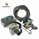 ☆中古品セット☆HITACHI 日立工機 100V 集じん丸のこ C5YC 集じん機 R30Y2 ホース＋ダストバッグ付 防じんマルノコ 集塵機128957 - 1
