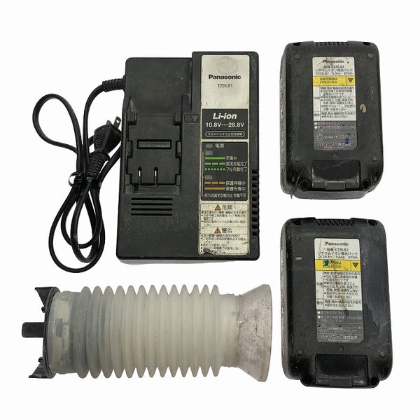 ☆中古品☆Panasonic パナソニック 28.8V 充電ハンマードリル EZ7880LP2S-B バッテリー2個(EZ9L82) 充電器 ケース付112666 - 10