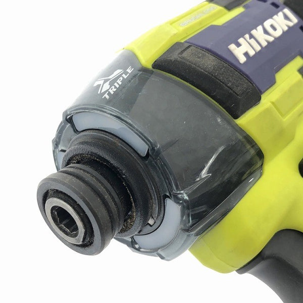 ☆美品☆HiKOKI ハイコーキ 36V コードレスインパクトドライバー WH36DD 黄色/スパイダーイエロー 本体のみ 充電式116718 - 6