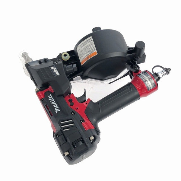 ☆未使用品☆ makita マキタ 50mm 高圧エア釘打ち機 AN534H 赤/レッド 本体+パーツ+ケース ロール釘打ち/クギ打 コイルネイラ119909 - 7